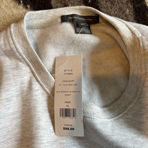 French Connection sweatshirt, size XL - Picture 6 of 7